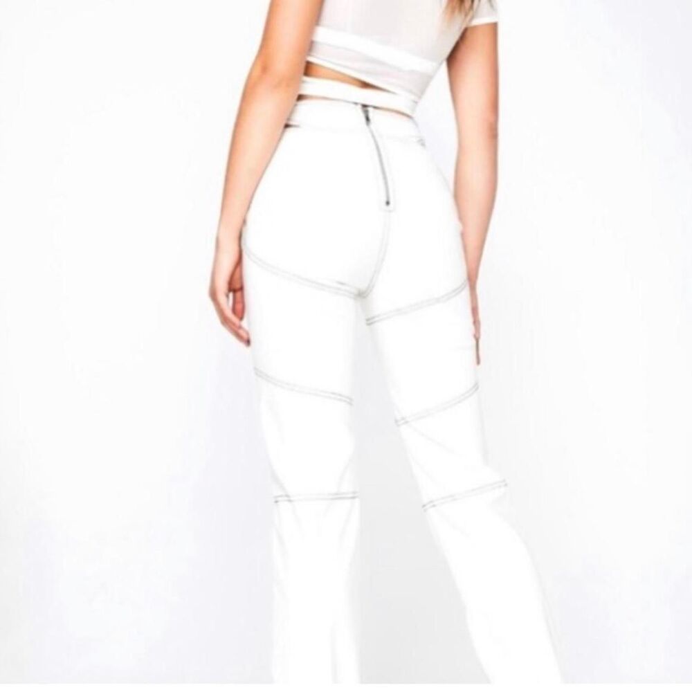 Iamgia Women's White Trousers